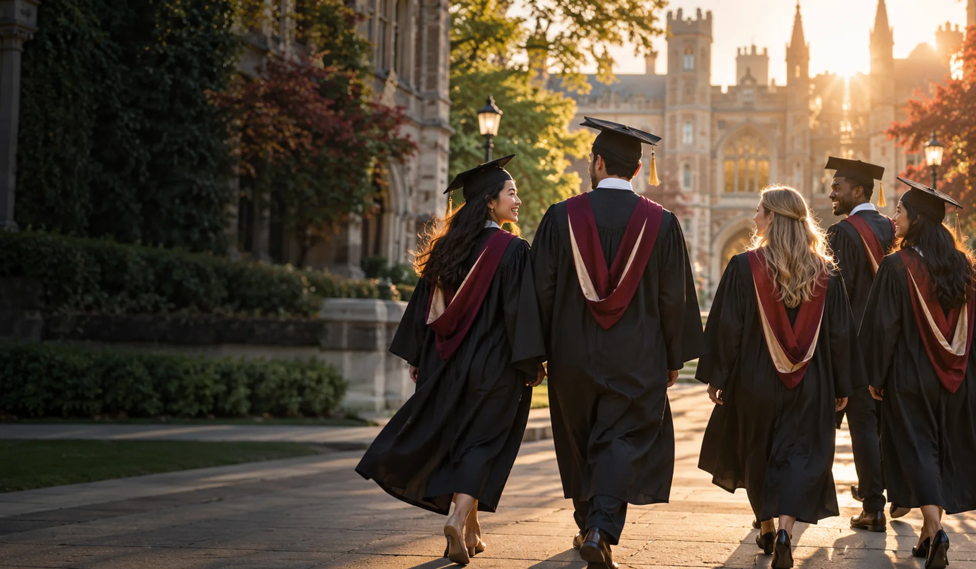 Students preparing for their next academic step
