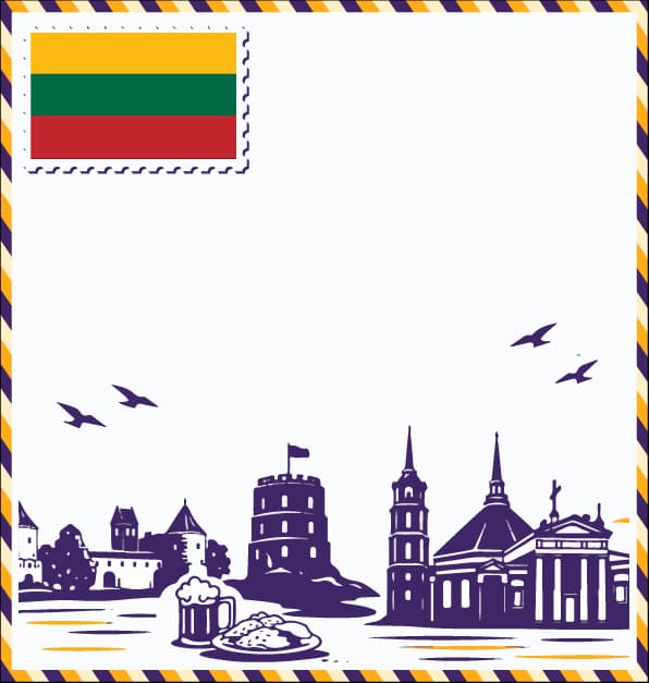 Lithuania study destination illustration