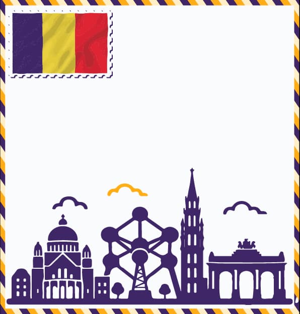 Belgium study destination illustration