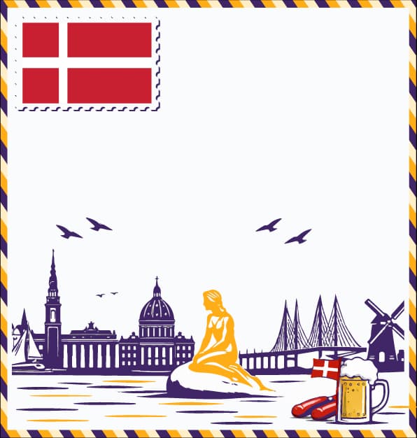 Denmark study destination illustration