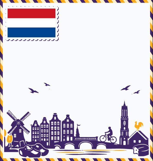 Netherlands study destination illustration