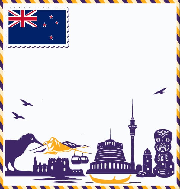 New Zealand study destination illustration