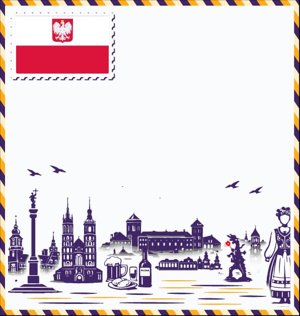 Poland study destination illustration