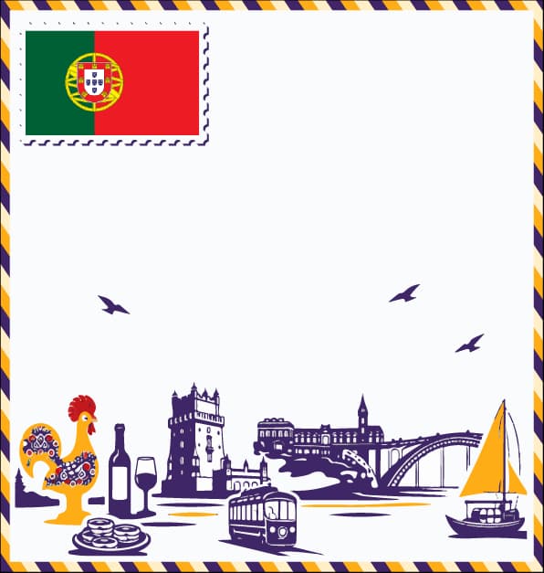 Portugal study destination illustration