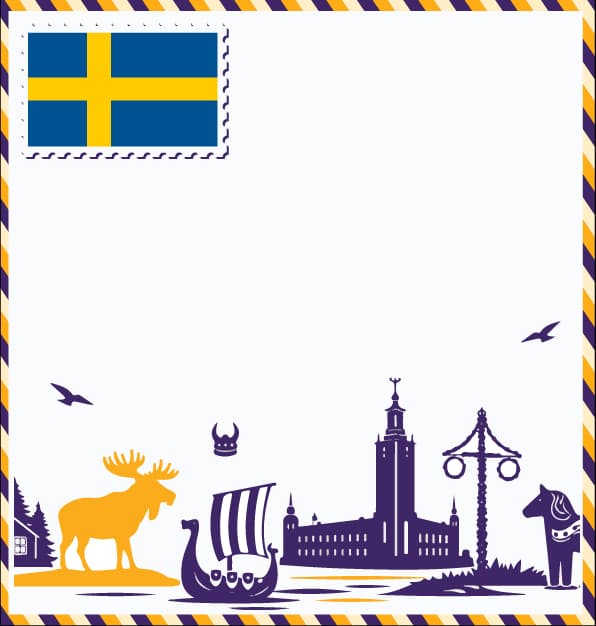 Sweden study destination illustration