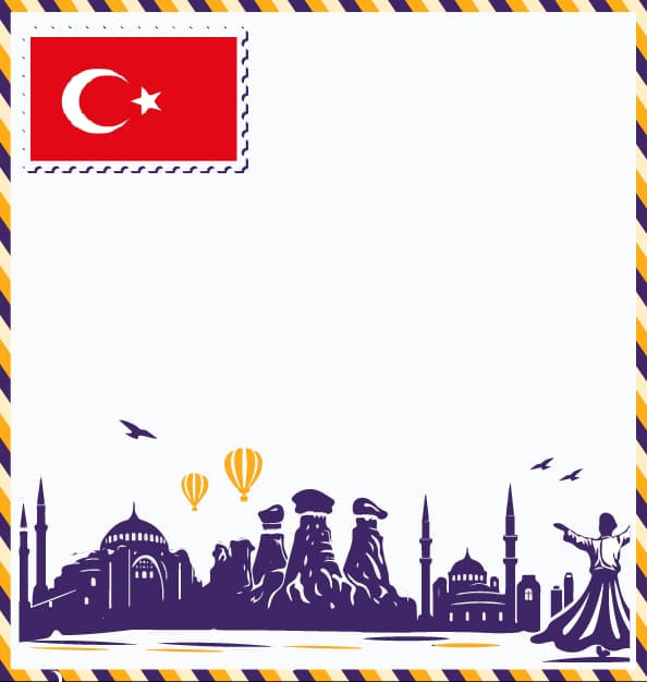 Turkey study destination illustration