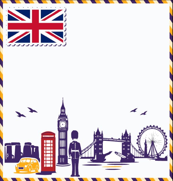 United Kingdom study destination illustration